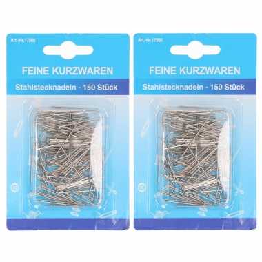 2x set van 150x kopspelden 35 mm