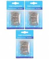 3x setjes van 150x platte kopspelden 35 mm