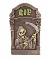 Halloween decoratie halloween grafsteen magere hein 60 cm