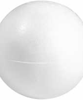 Hobby diy holle piepschuim bal bol 50 cm halve schalen