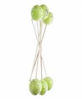 Paaseitjes groen op stuok 6 stuks
