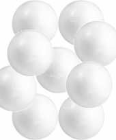 Set van 25x stuks hobby diy piepschuim balletjes bollen van 3 cm